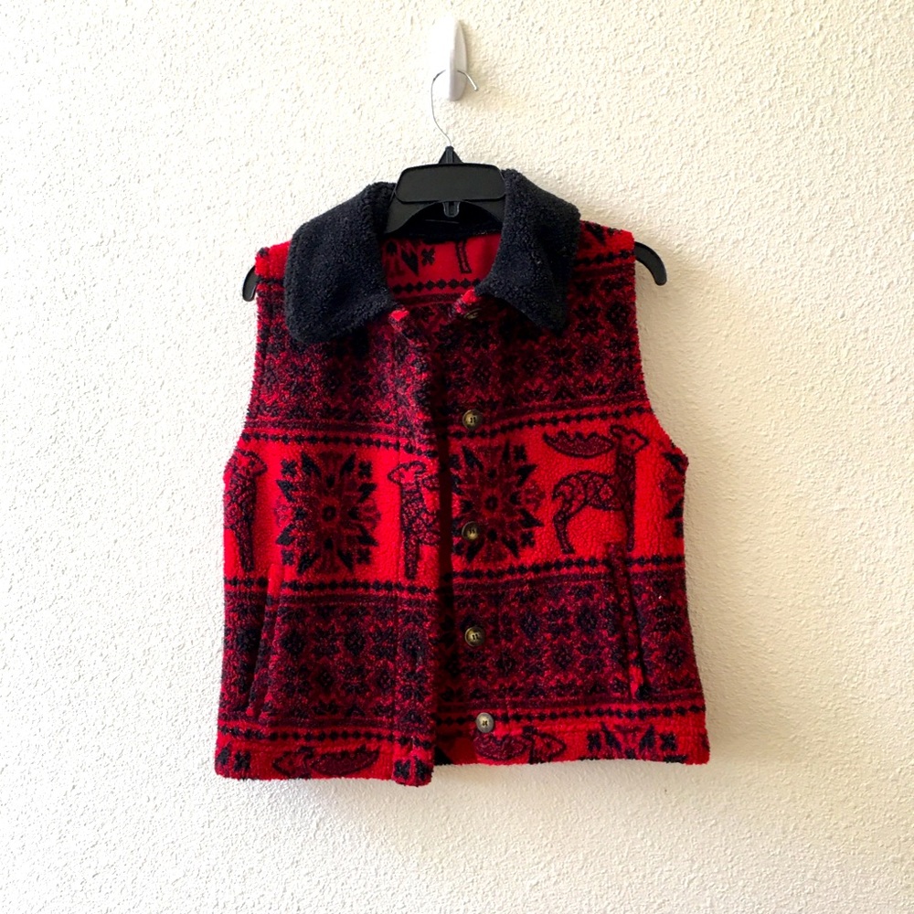 Marker Fleece Après-ski Vest Size Small